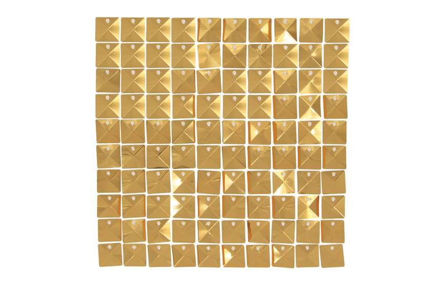 Pagoda-shaped Sequins Shimmer Panel (30cm * 30cm)