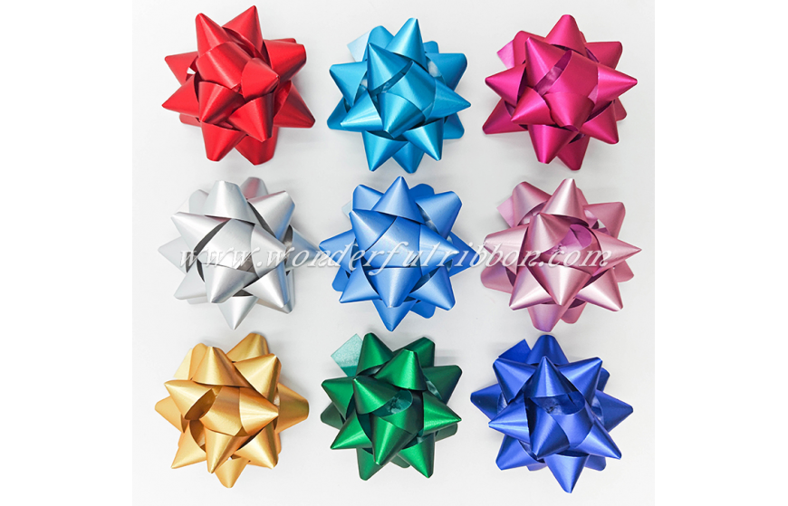 Metallic Matte Star Bow
